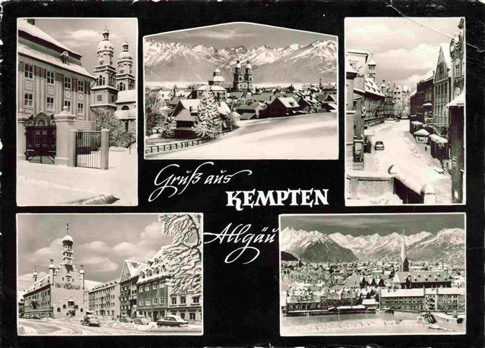Kempten Allgaeu Orts und Teilansichten