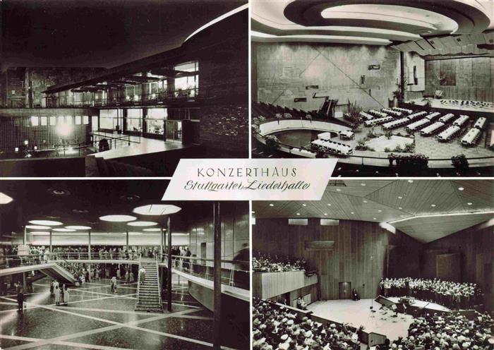 STUTTGART  CITY Konzerthaus Stuttgarter Liederhalle Teilansichten