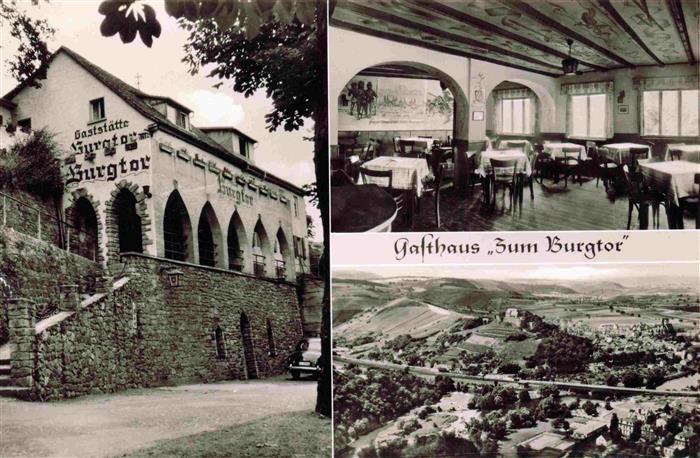 Ebernburg Bad Muenster am Stein-Ebernburg Gasthaus Pension Burgtor Speisesaal Pa