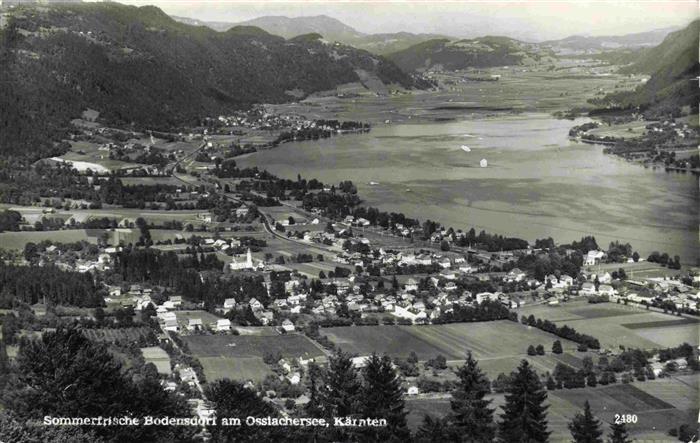 Bodensdorf Ossiacher See AT Fliegeraufnahme