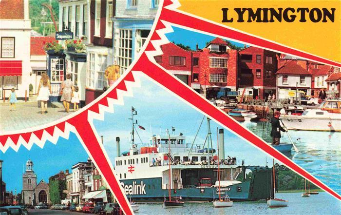 Lymington Town New Forest Hampshire UK Quay Hill Cenwulf The Lymington Ferry Mai
