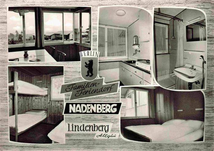 Lindenberg Allgaeu Familienferiendorf Nadenberg Gaststube Kueche Waschraum Bette