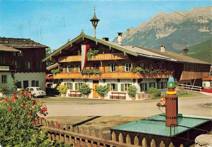 Ellmau Elmau Tirol AT Bauernhaus am Wilden Kaiser