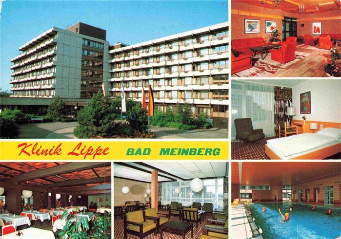 Horn-Bad Meinberg Klinik Lippe Speisesaal Appartement Zimmer Hallenbad