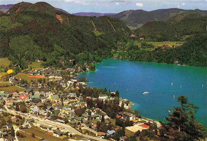 St Gilgen  Wolfgangsee AT Fliegeraufnahme