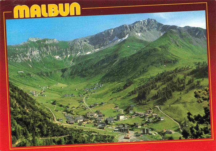 Malbun Triesenberg Liechtenstein Fliegeraufnahme mit Augustenberg
