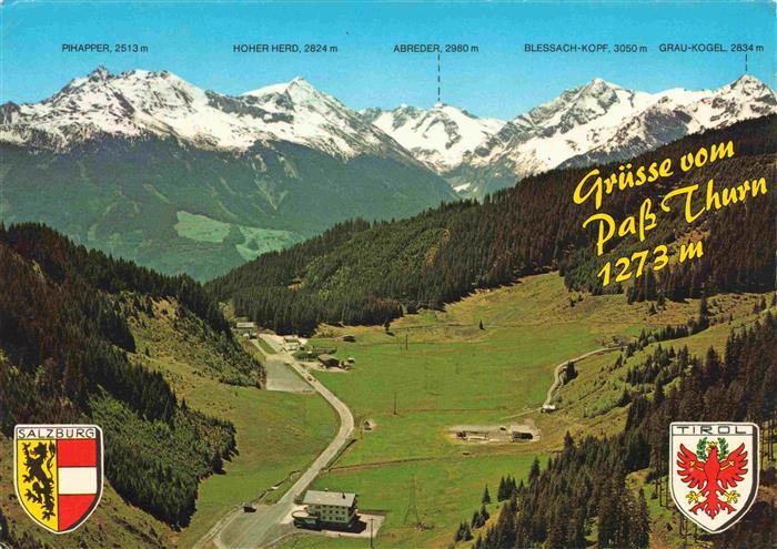Pass Thurn 1273m AT Fliegeraufnahme