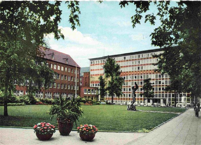 HERNE  Westfalen Stadt Verwaltungsgebaeude und Arbeitsamt