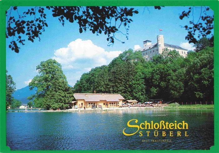 Puergg-Trautenfels Steiermark AT Fischrestaurant Schlossteich Stueberl