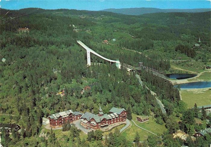 Oslo  Norge Holmenkollen Hotell Fliegeraufnahme