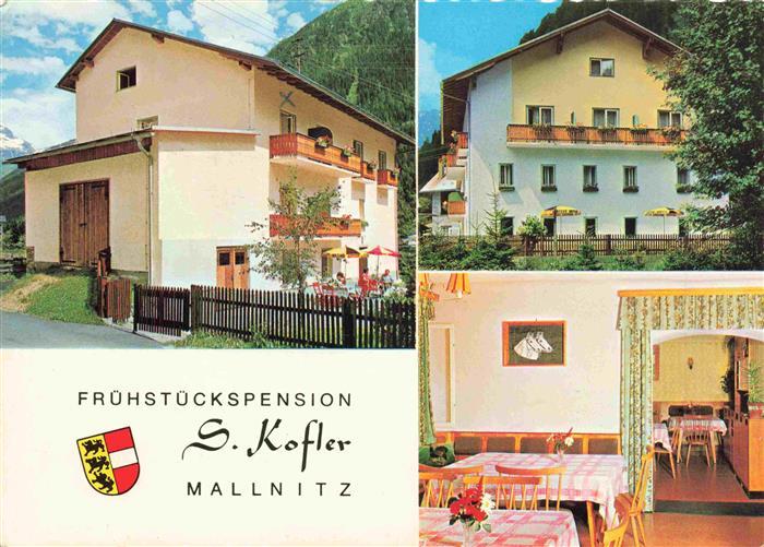 Mallnitz Tauernbahn Kaernten AT Fruehstueckspension Sepp Koller Gastraeume