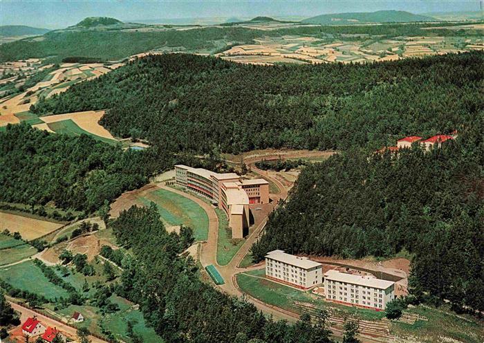 Schwabthal Schwabtal Bad Staffelstein Bayern Kurklinik Lautergrund Fliegeraufnah