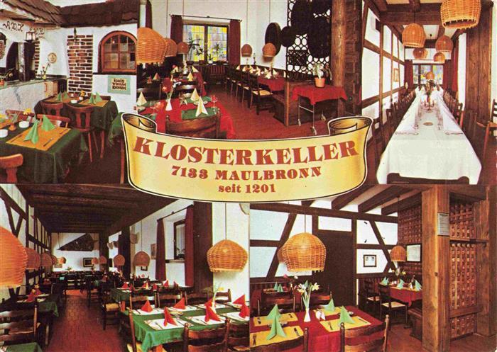 Maulbronn Klosterkeller mit Fauststube