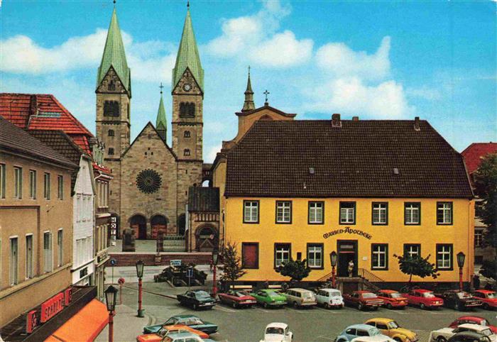 Werl Westfalen Markt und Basilika Wallfahrtskirche