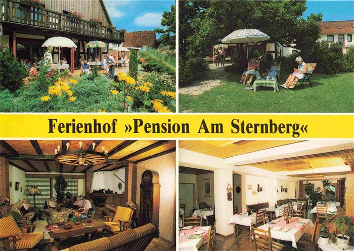 Extertal Lippe Ferienhof Pension Am Sternberg Gastraeume Garten