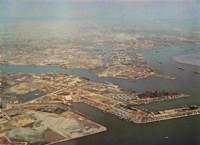 Osaka Japan Port of Osaka Fliegeraufnahme