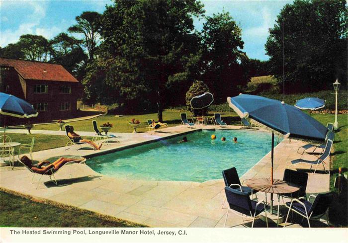 Jersey UK The Heated Swimming Pool Longueville Manor Hotel