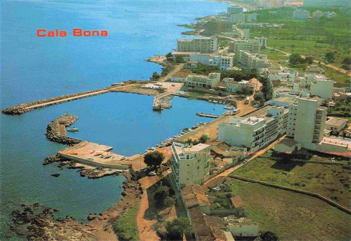 Cala Bona Mallorca ES Fliegeraufnahme