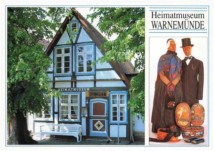 Warnemuende Ostseebad Aussenansicht Heimatmuseum Warnemuender Sonntagstracht