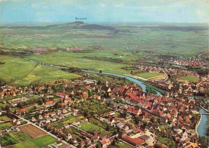 Riedlingen Donau Fliegeraufnahme mit Blick auf den Bussen