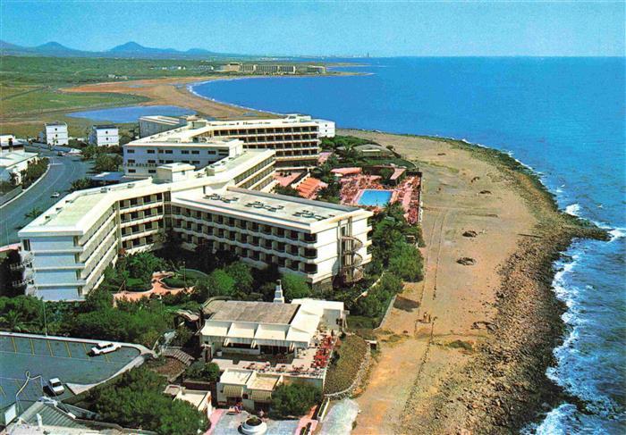 Playa de los Pocillos Hotel San Antonio Fliegeraufnahme