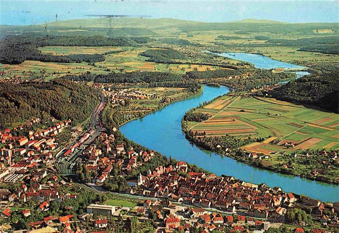 Waldshut-Tiengen am Hochrhein Fliegeraufnahme