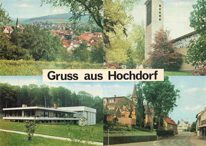 Hochdorf Plochingen Panorama Kirche Baeckerei Weber