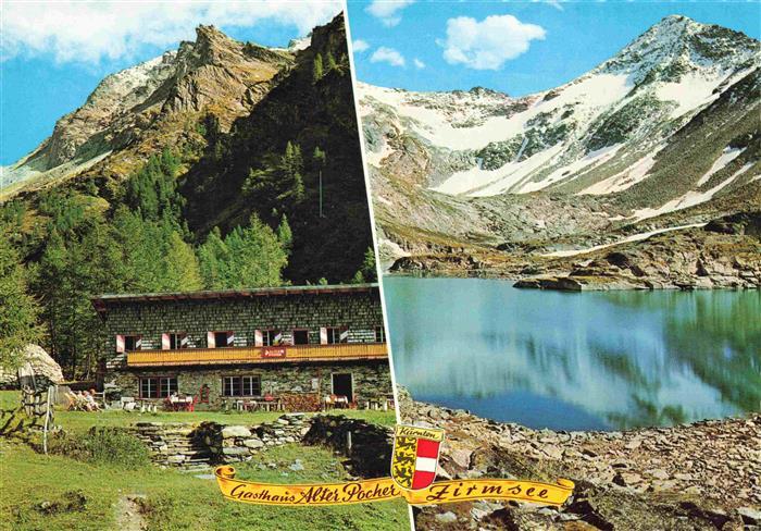 Zirmsee 2495m Kaernten AT Gasthaus Alter Pocher Seepartie