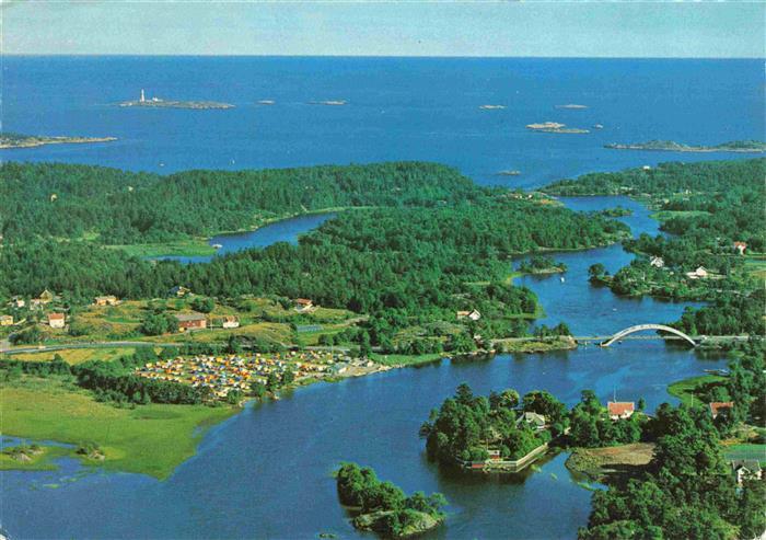 Arendal Norge Nidelv Camping Fliegeraufnahme