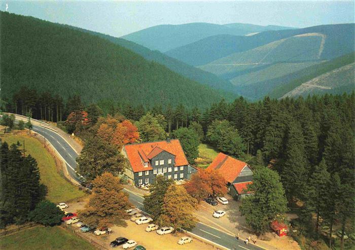 Brocken Harz Berggasthaus Zum Auerhahn Fliegeraufnahme