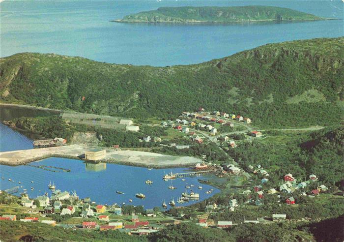 Tromso Norge Skjervoy Fliegeraufnahme
