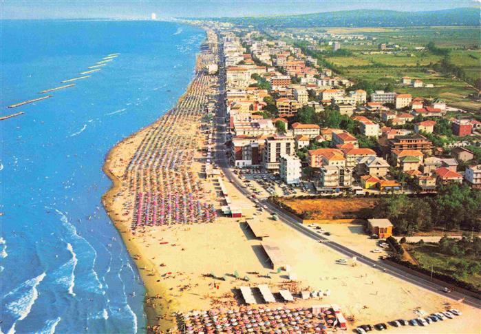 Igea Marina Bellaria RIMINI IT Fliegeraufnahme