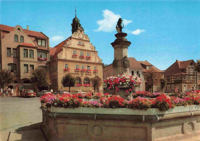 Rodach Bad Rodach Coburg Marktplatz Brunnen