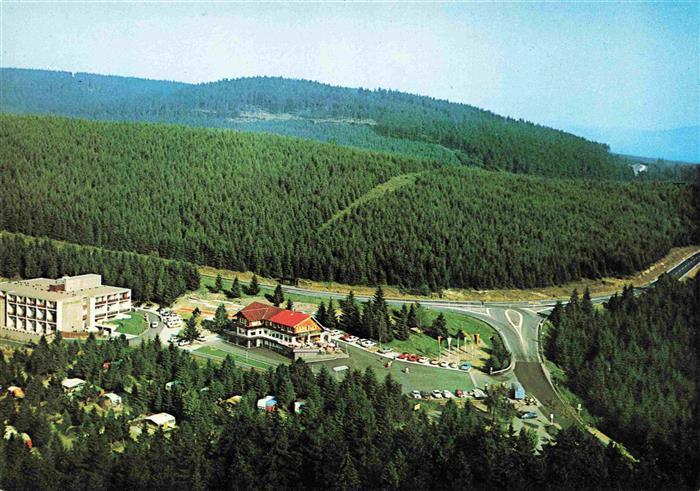 Hahnenklee-Bockswiese Harz Harzhotel Kreuzeck Fliegeraufnahme