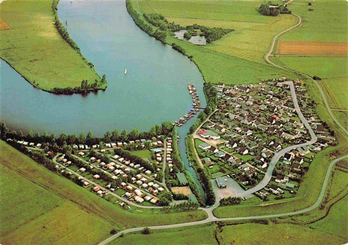 Hennstedt Dithmarschen Campingplatz Horst an der Eider Fliegeraufnahme