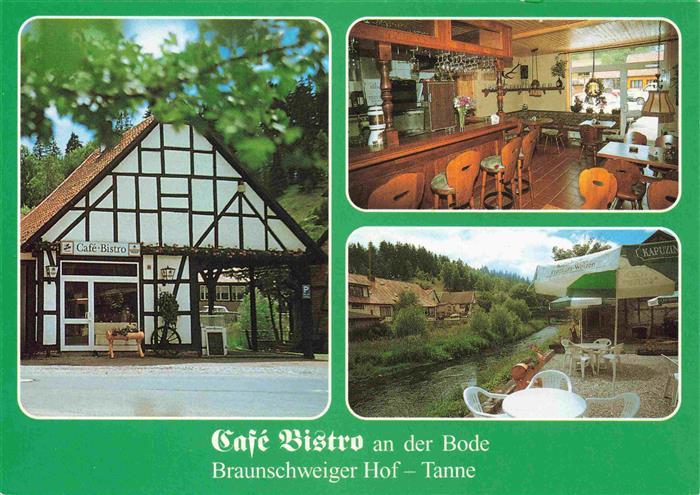 Tanne Harz Cafe Bistro an der Bode Gastraum Terrasse