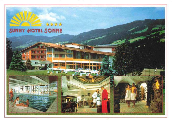 Kirchberg Tirol AT Sunny Hotel Sonne Panorama Hallenbad Foyer Sauna