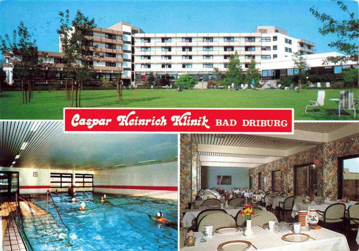 BAD DRIBURG Caspar Heinrich Klinik Hallenbad Speisesaal