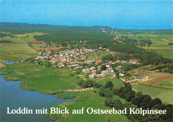 Loddin Fliegeraufnahme mit Koelpinsee