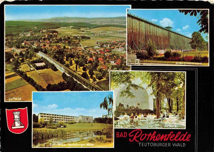 Bad Rothenfelde Fliegeraufnahme Gradierwerk Sanatorium Teutoburger Wald