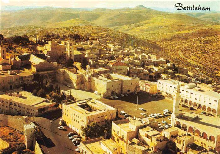 Bethlehem  Yerushalayim Israel Fliegeraufnahme