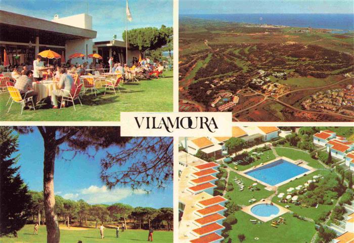 Vilamoura Faro PT Restaurant Terrasse Fliegeraufnahmen Schwimmbad