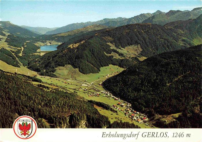 Gerlos Zillertal AT mit Durlassboden Stausee und Hohe Tauern