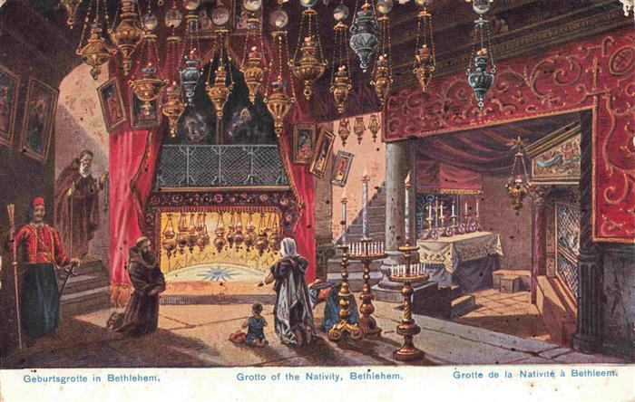 Bethlehem Yerushalayim Israel Geburtstagsrotte in Bethlehem