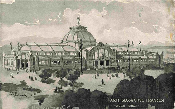 MILANO Mailand IT Arti Decorative Francesi Arch Bongi