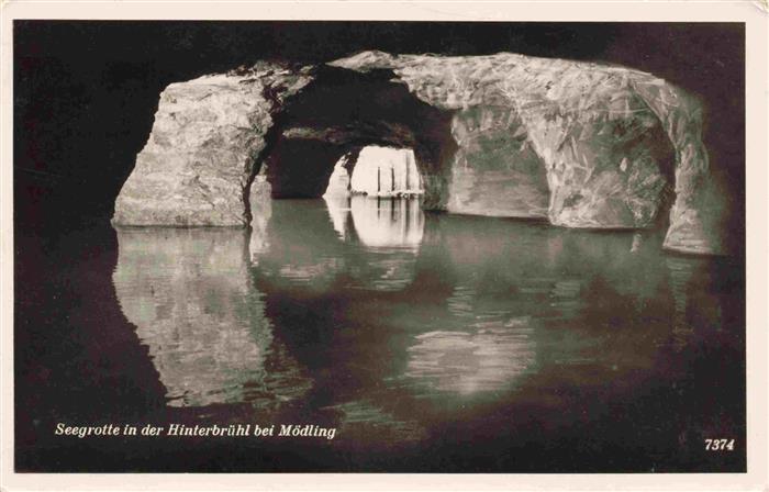 Moedling Niederoesterreich AT Seegrotte in der Hinterbruehl Europas groesster un