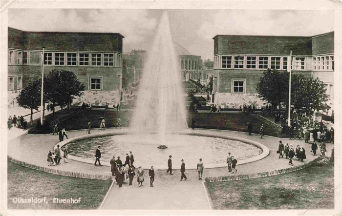 DuessELDORF CITY Ehrenhof Springbrunnen