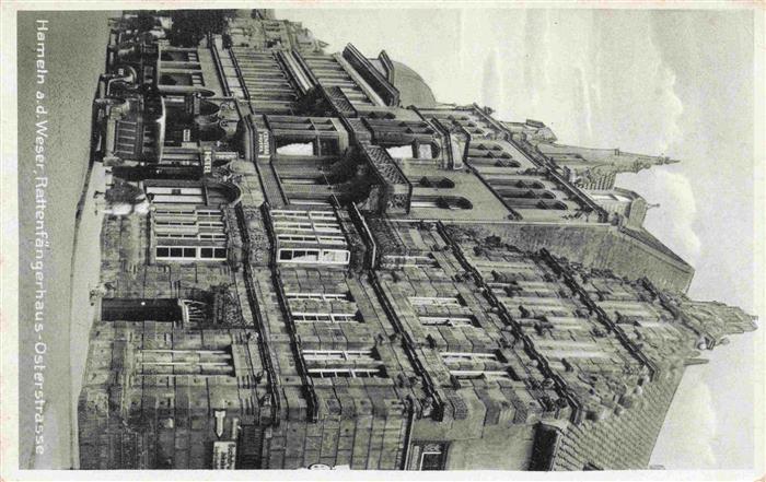 HAMELN Weser Rattenfaengerhaus und Central Hotel