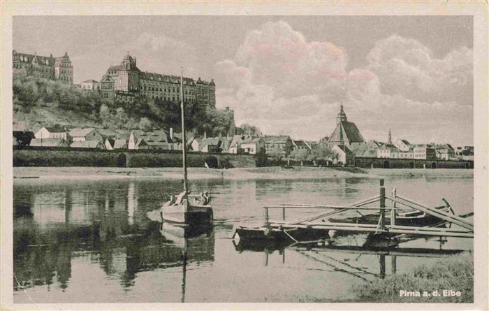 Pirna Elbe Panorama