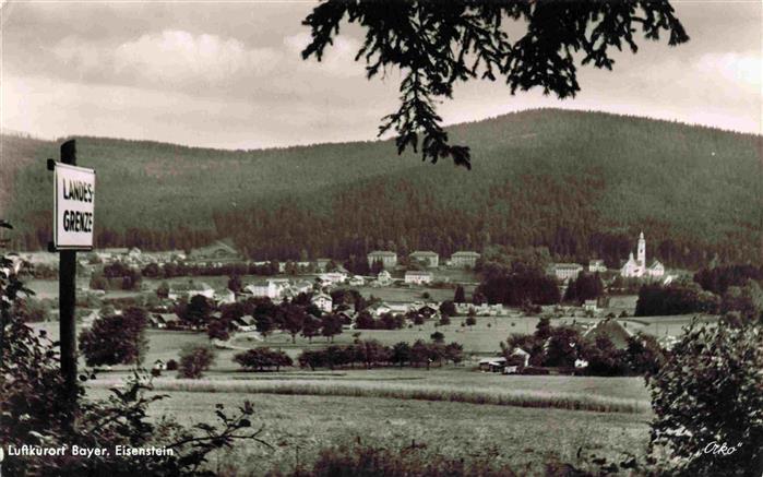 Bayerisch Eisenstein Panorama an der Landesgrenze